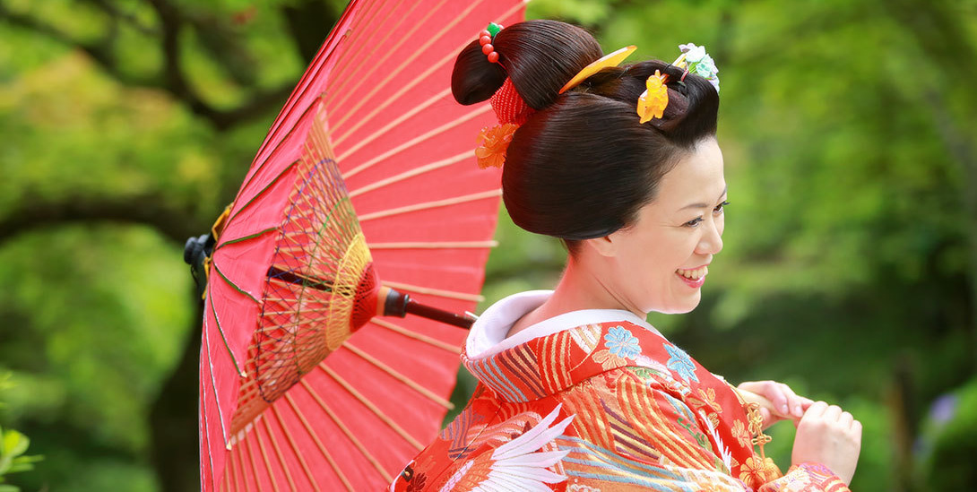 地毛結い結婚式